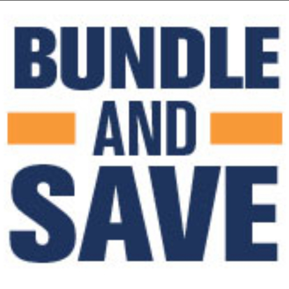 Bundle 2 or more items and save!!!
